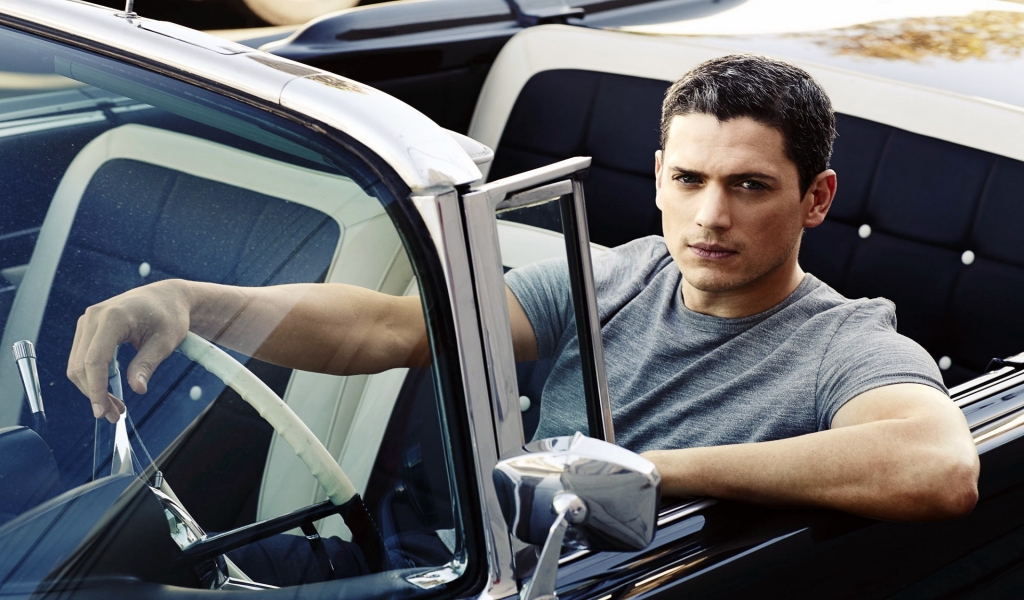 Wentworth Miller Cool for 1024 x 600 widescreen resolution