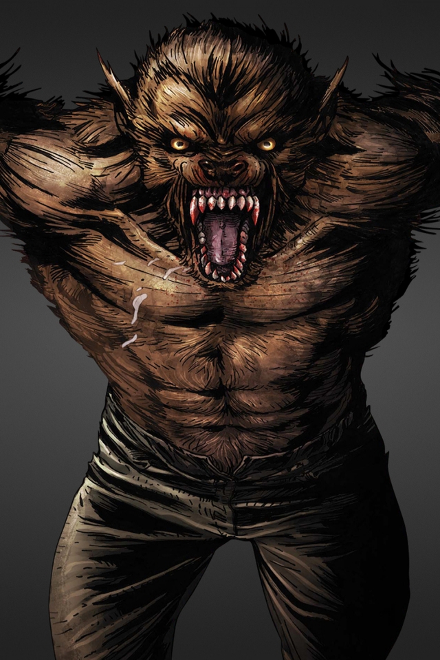 Werewolf for 640 x 960 iPhone 4 resolution