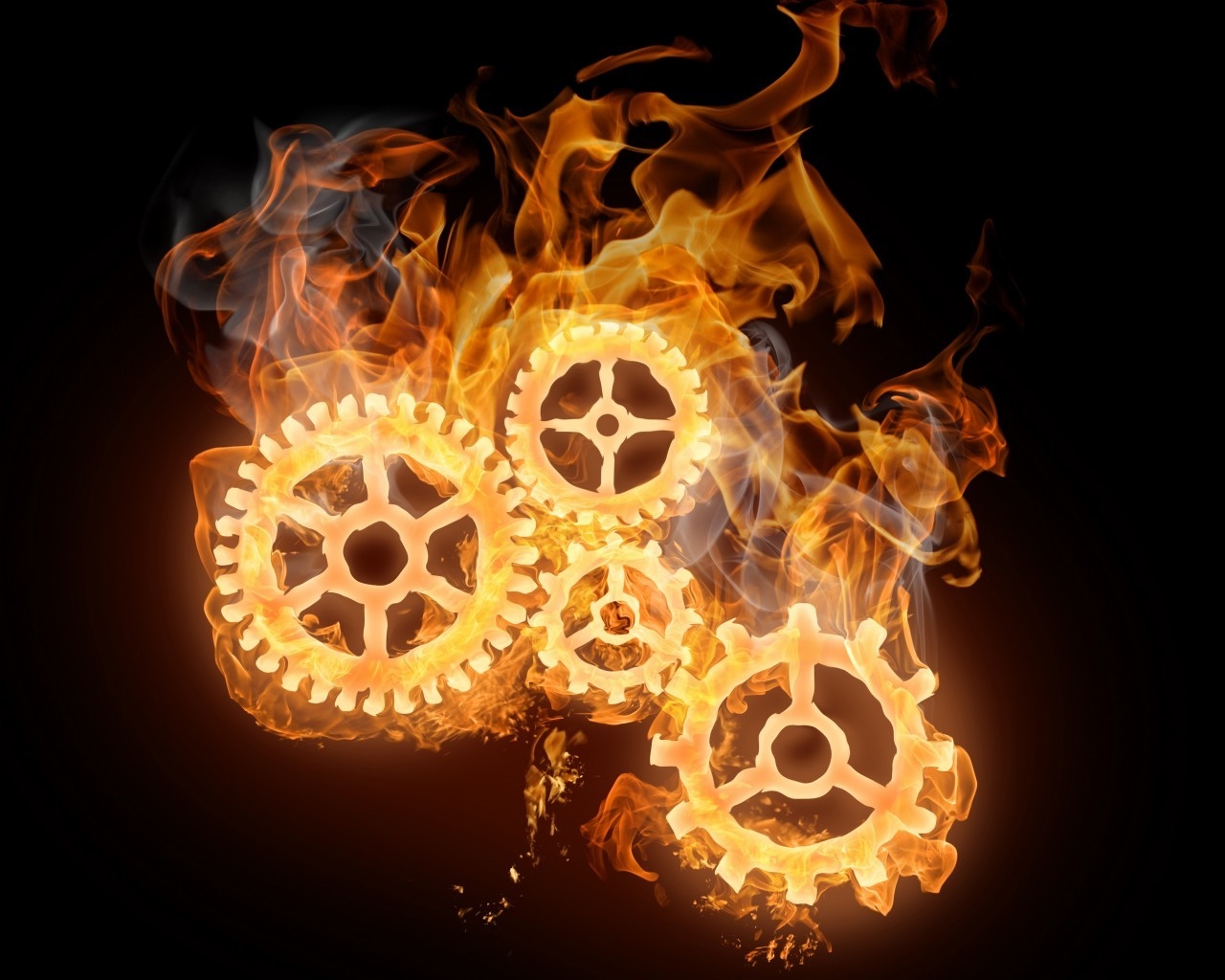 Wheels on Fire for 1280 x 1024 resolution