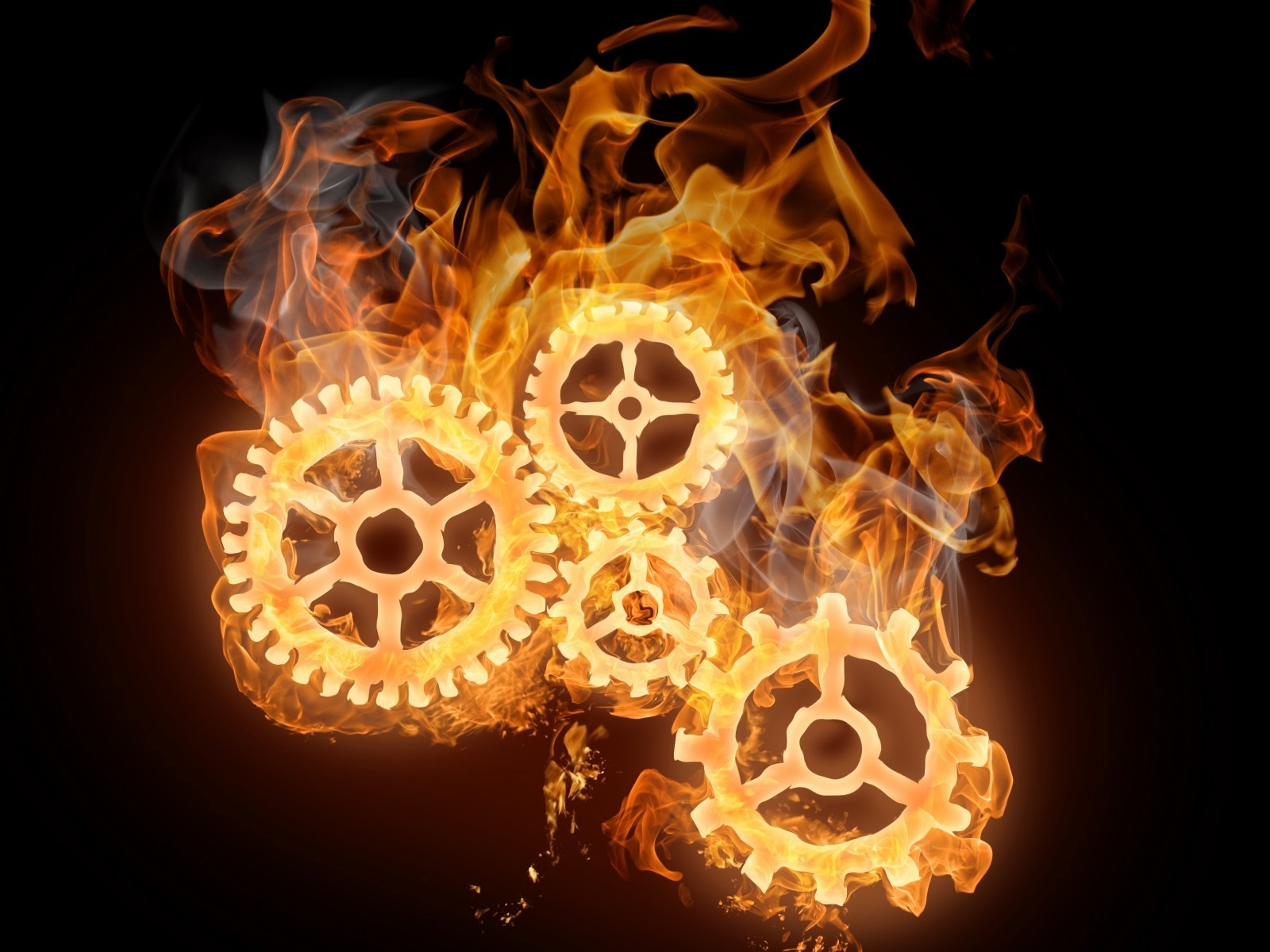 Wheels on Fire for 1600 x 1200 resolution