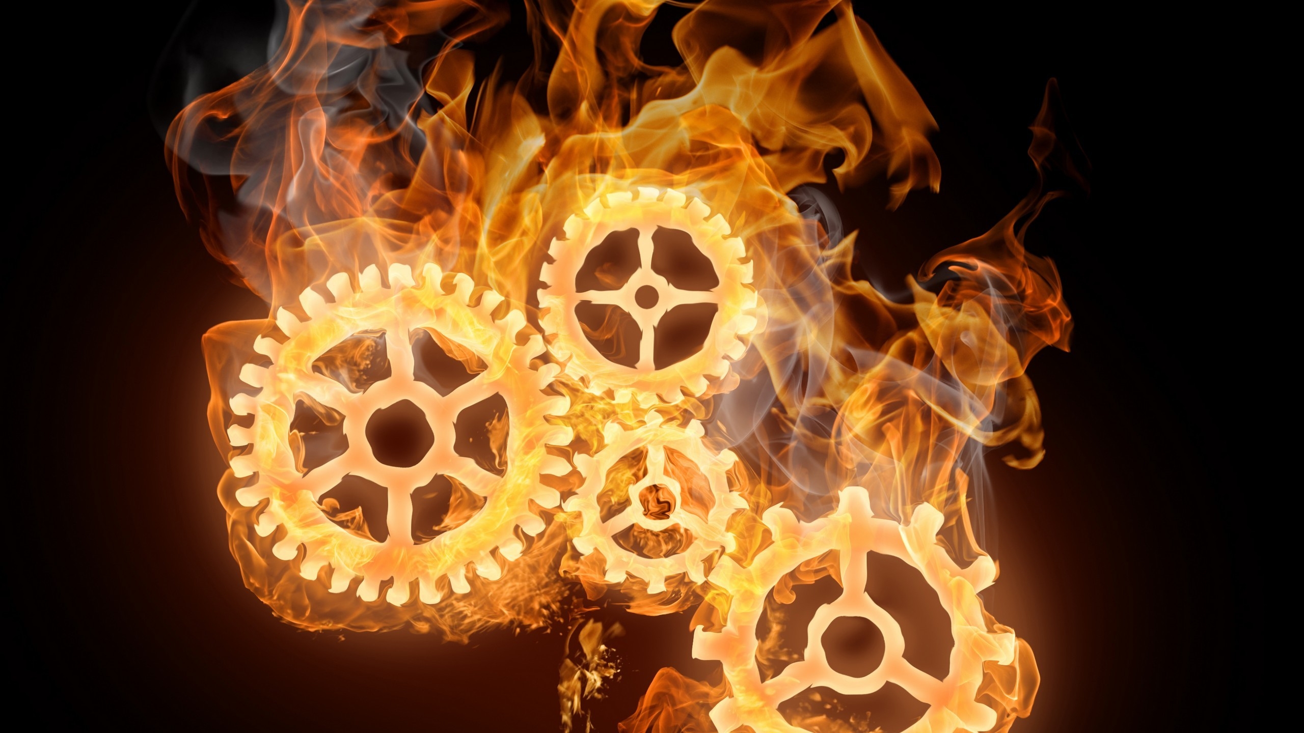 Wheels on Fire for 2560x1440 HDTV resolution