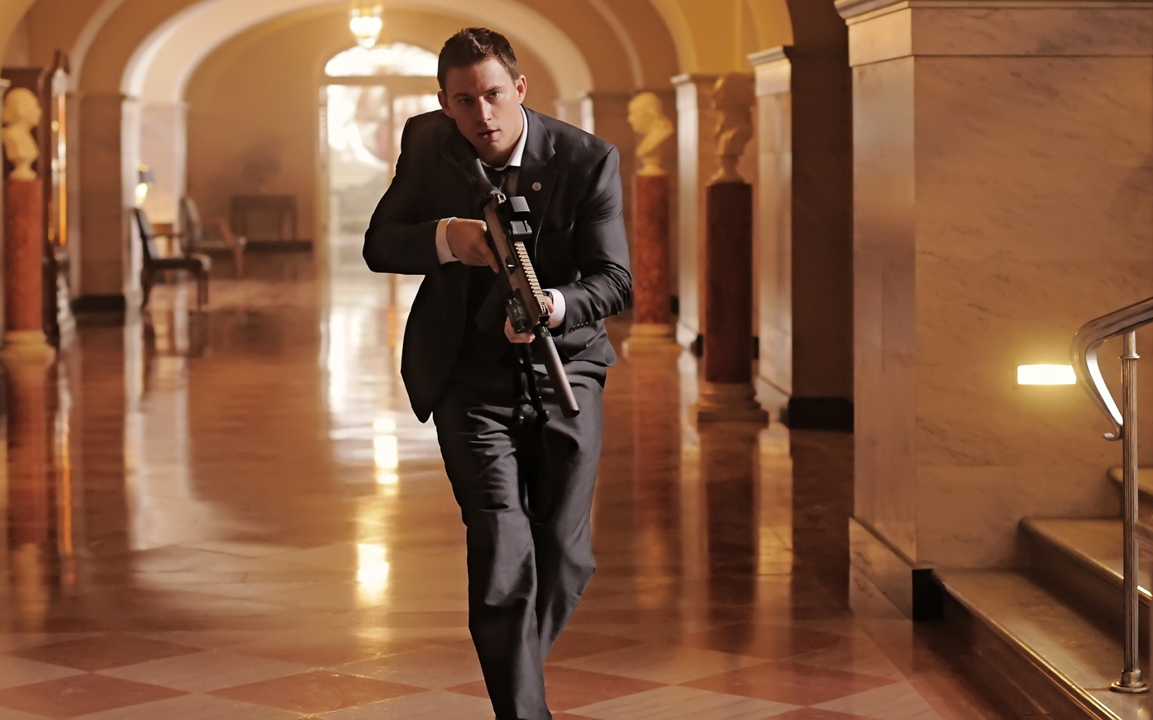 White House Down Movie for 1680 x 1050 widescreen resolution