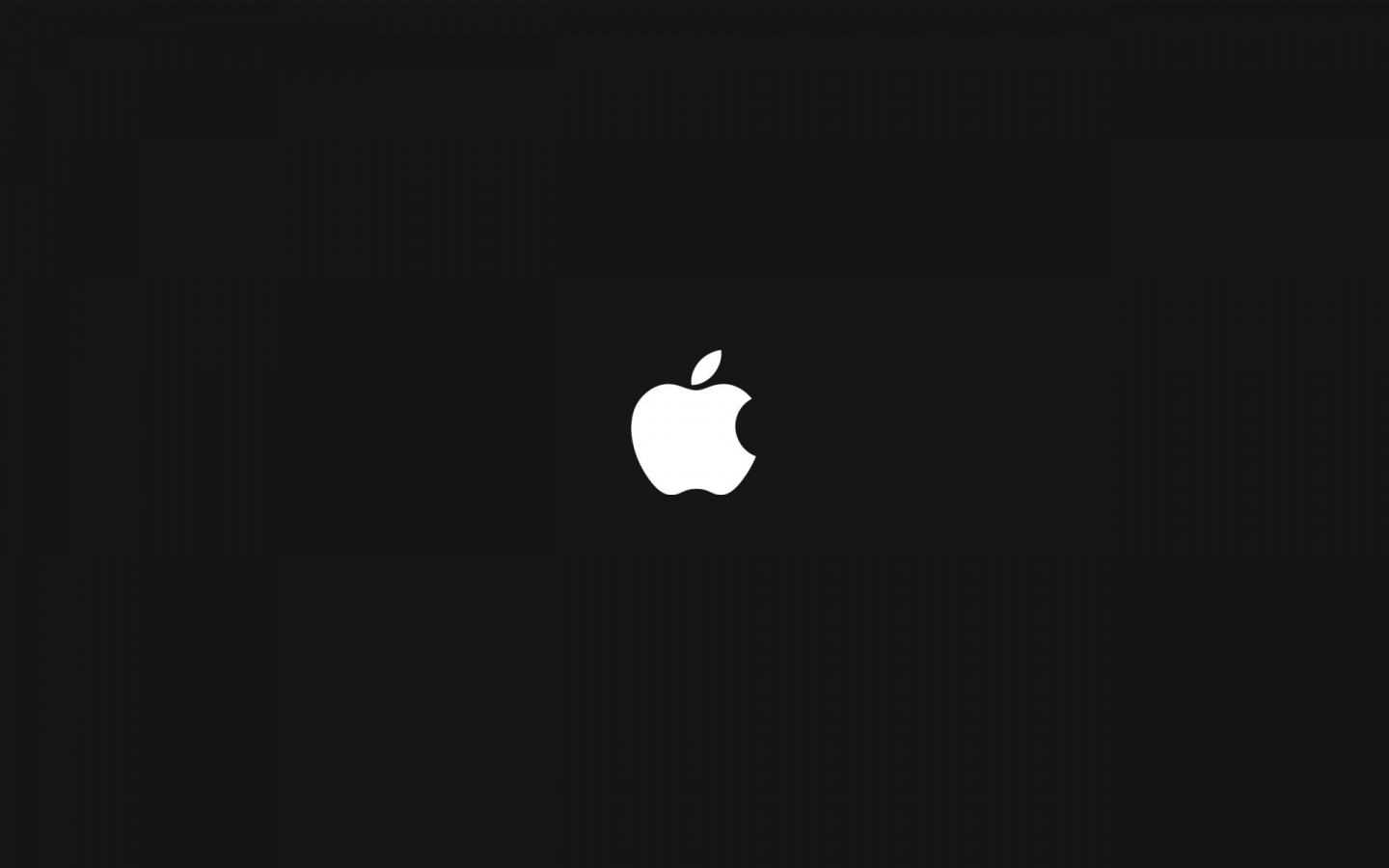 White Minimal Apple for 1440 x 900 widescreen resolution