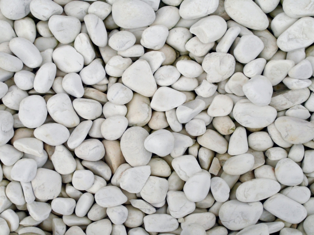 White Pebbles for 1024 x 768 resolution