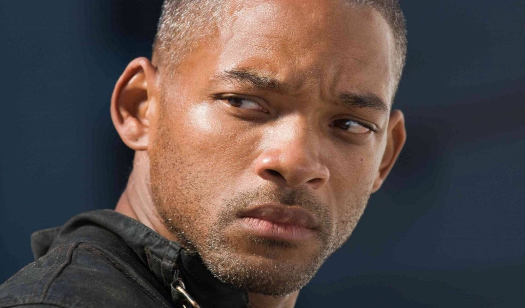 Will Smith Close Up for 1024 x 600 widescreen resolution
