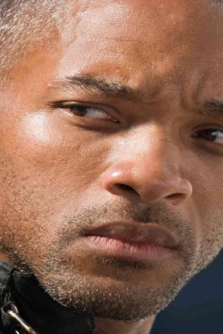 Will Smith Close Up for 320 x 480 iPhone resolution