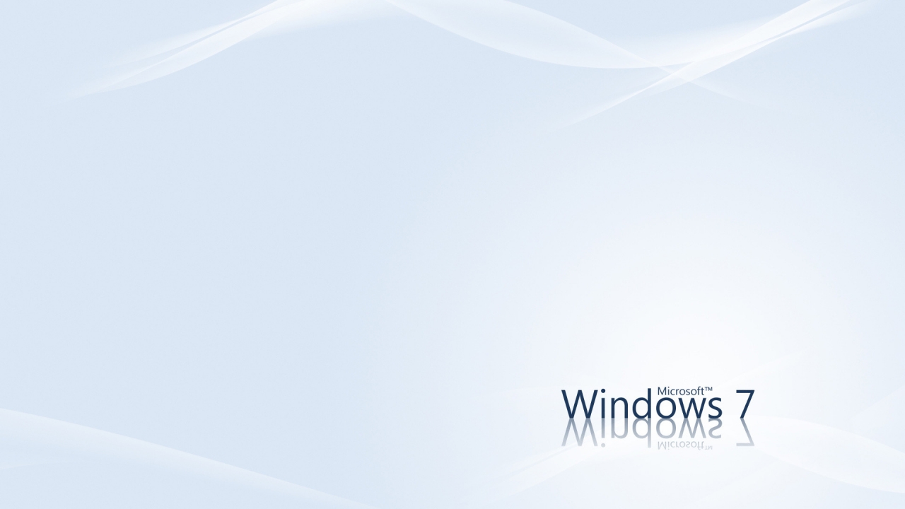 Windows 7 Bright for 1280 x 720 HDTV 720p resolution