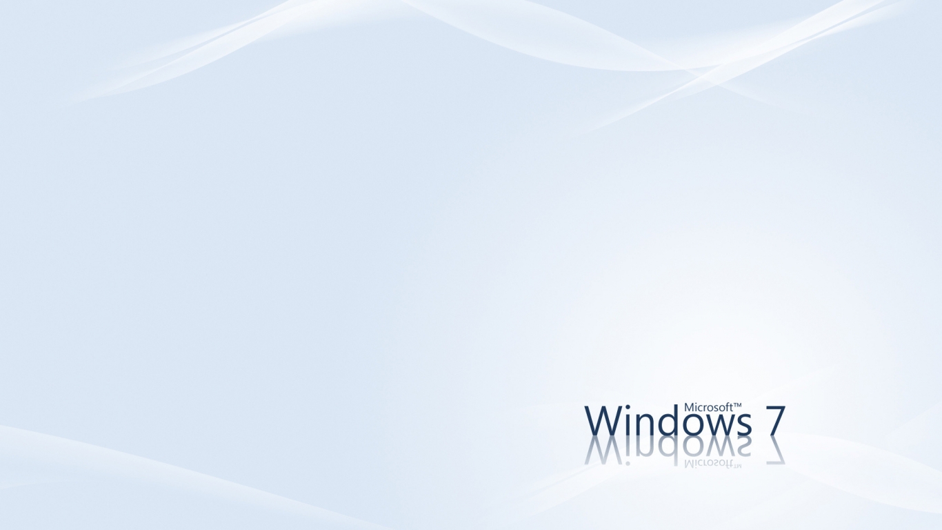 Windows 7 Bright for 1366 x 768 HDTV resolution