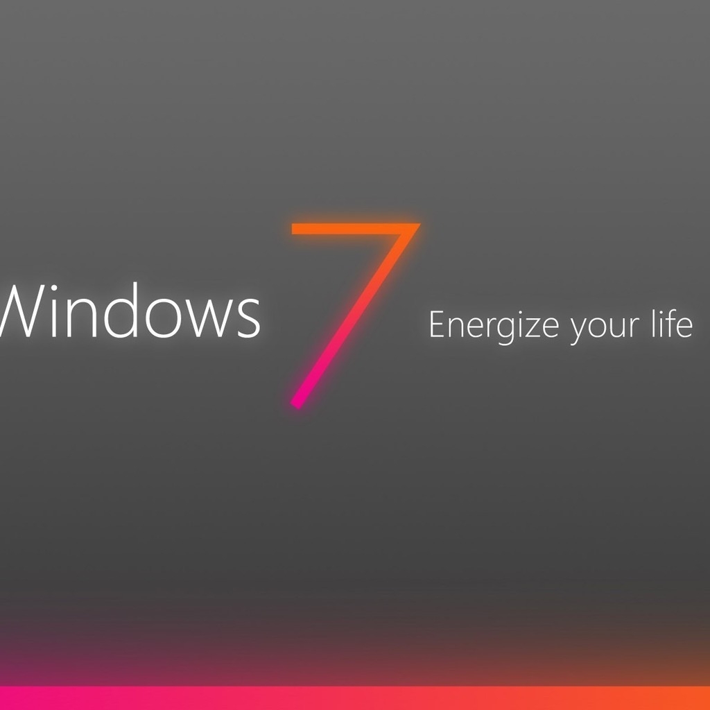 Windows 7 Energize for 1024 x 1024 iPad resolution