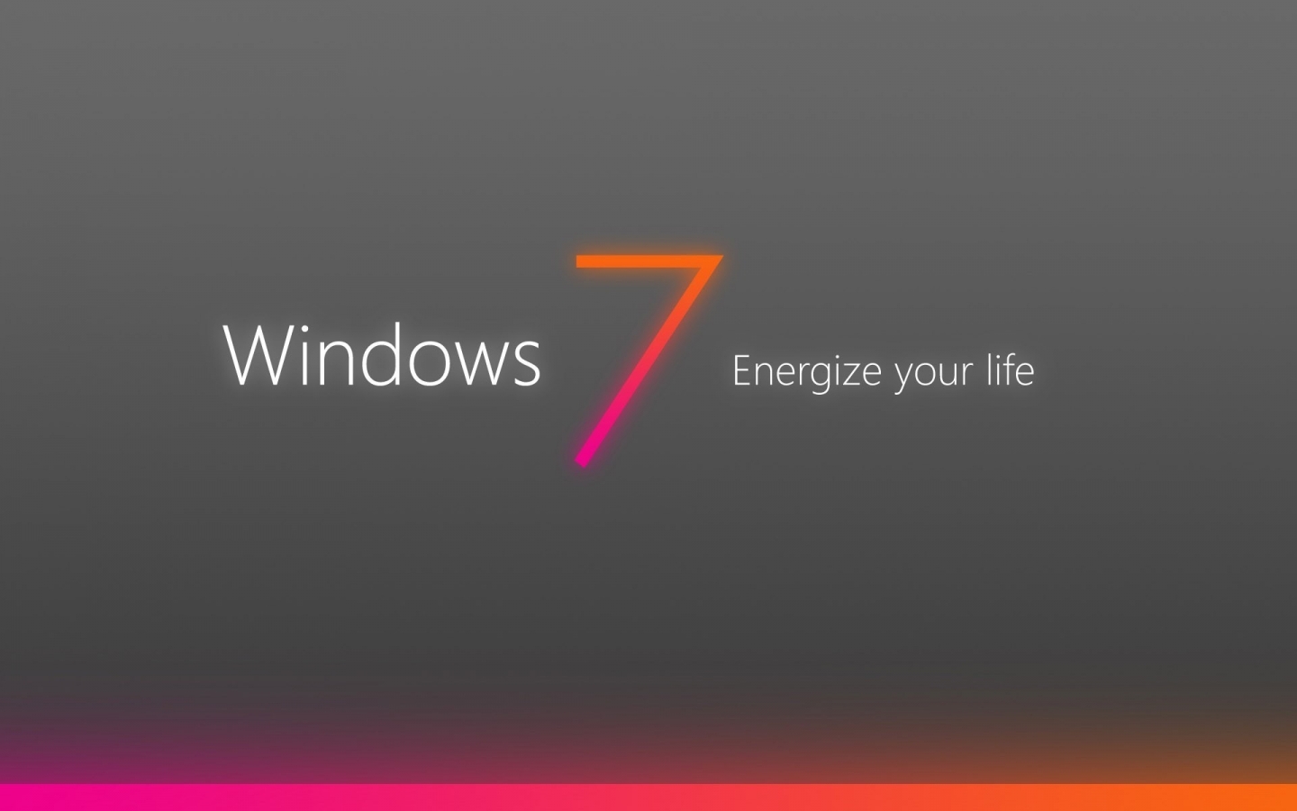 Windows 7 Energize for 1440 x 900 widescreen resolution