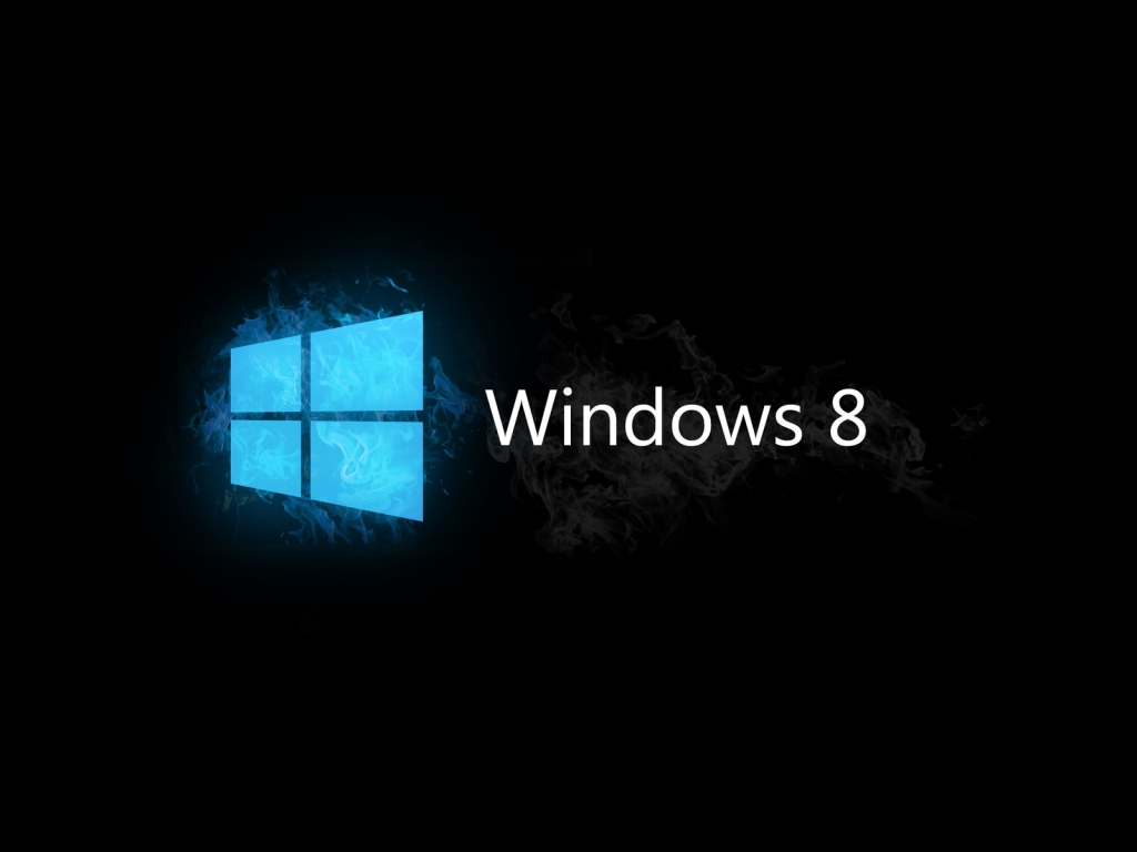 Windows 8 Blue and Black for 1024 x 768 resolution