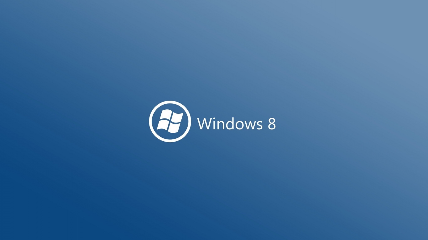 Windows 8 Logo for 1366 x 768 HDTV resolution