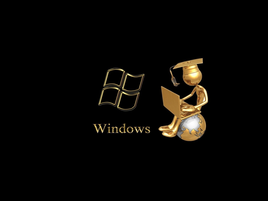 Windows Gold for 1024 x 768 resolution