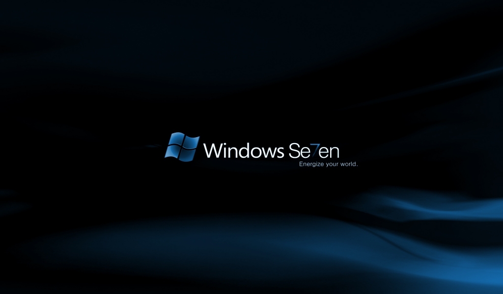 Windows Se7en Midnight for 1024 x 600 widescreen resolution