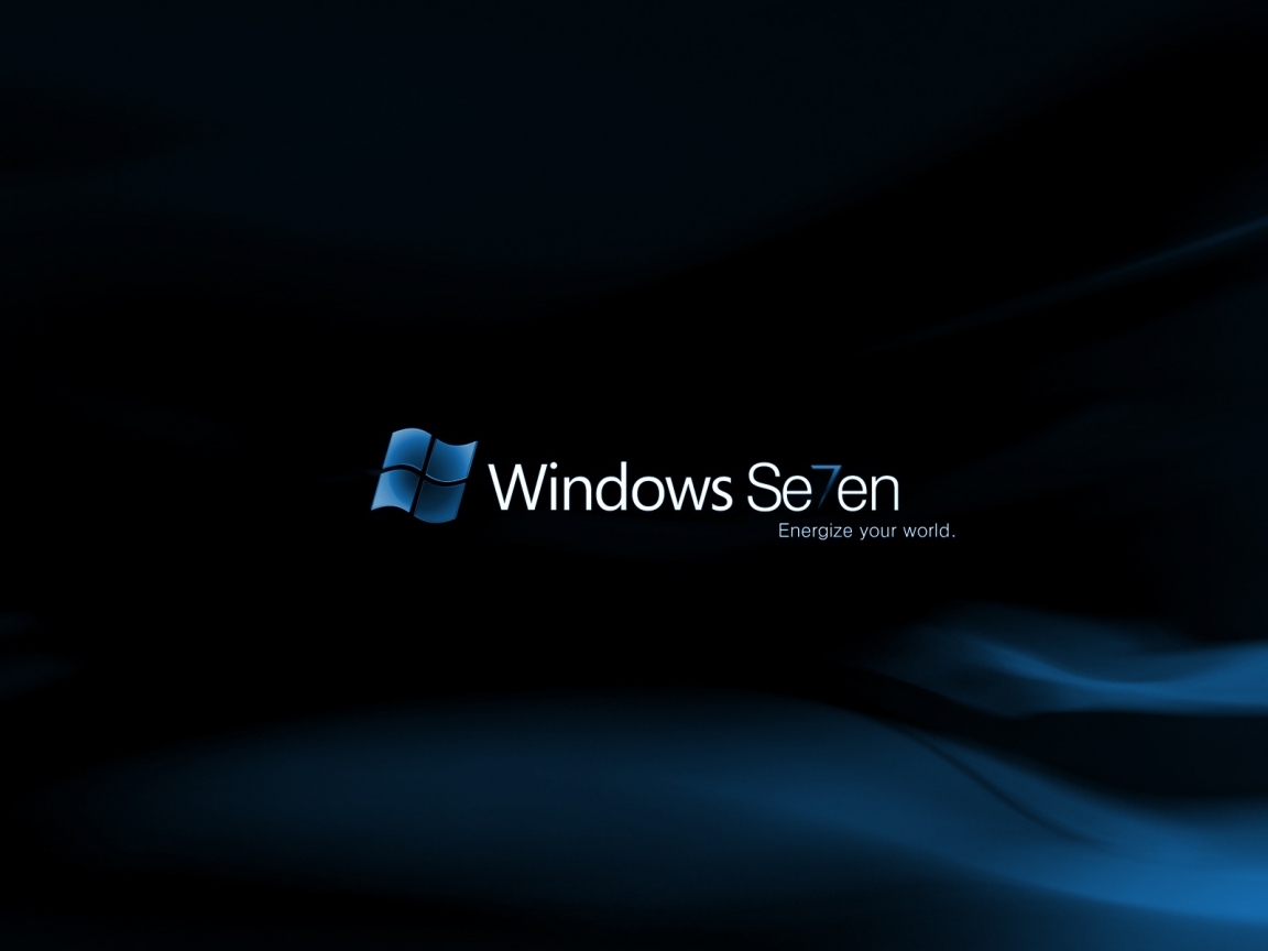 Windows Se7en Midnight for 1152 x 864 resolution