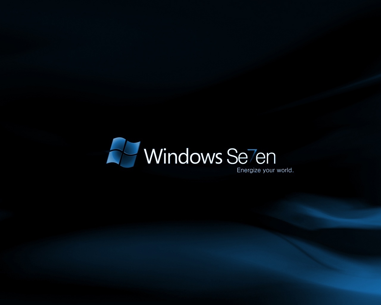 Windows Se7en Midnight for 1280 x 1024 resolution