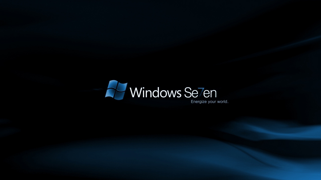 Windows Se7en Midnight for 1280 x 720 HDTV 720p resolution