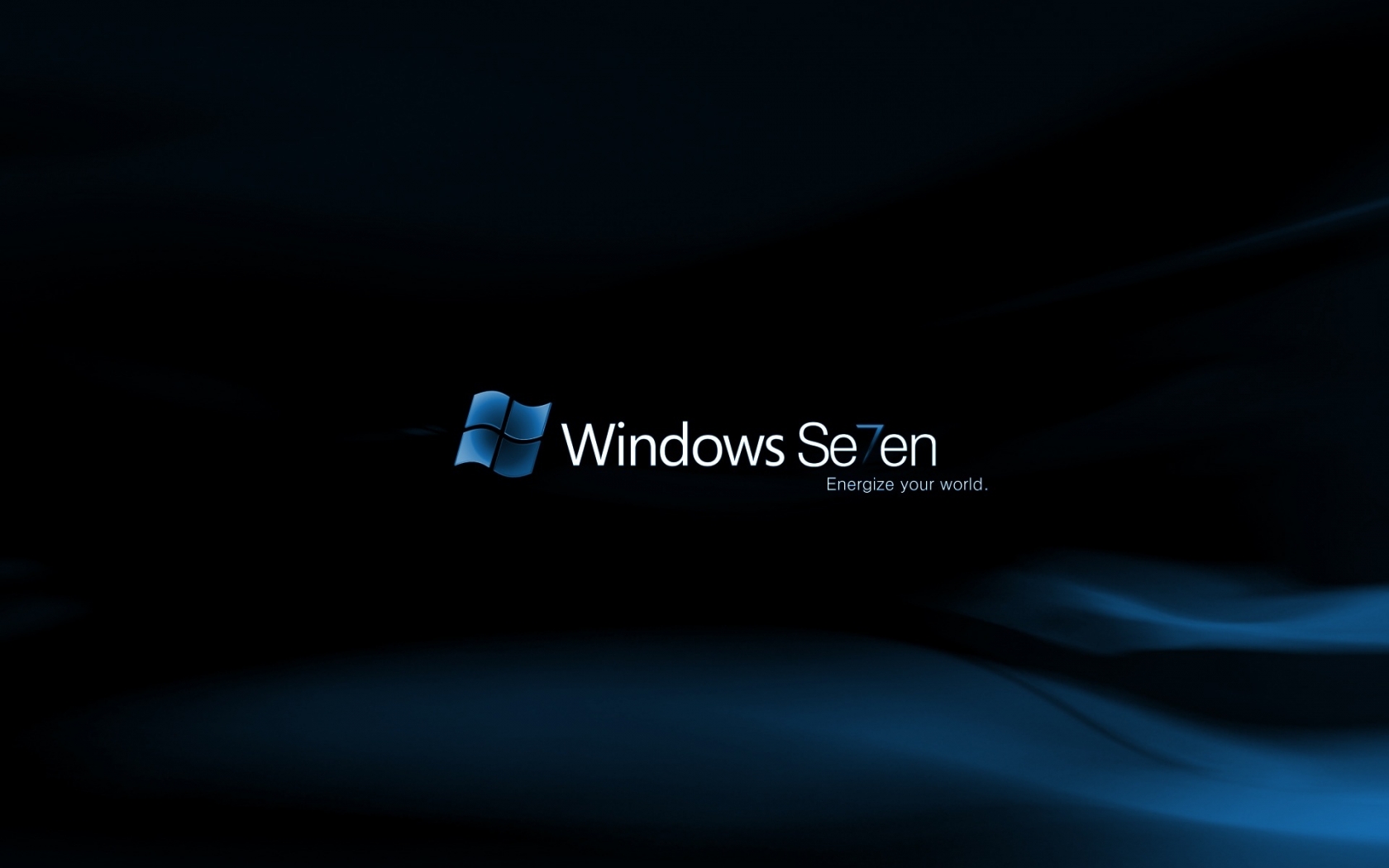 Windows Se7en Midnight for 1680 x 1050 widescreen resolution