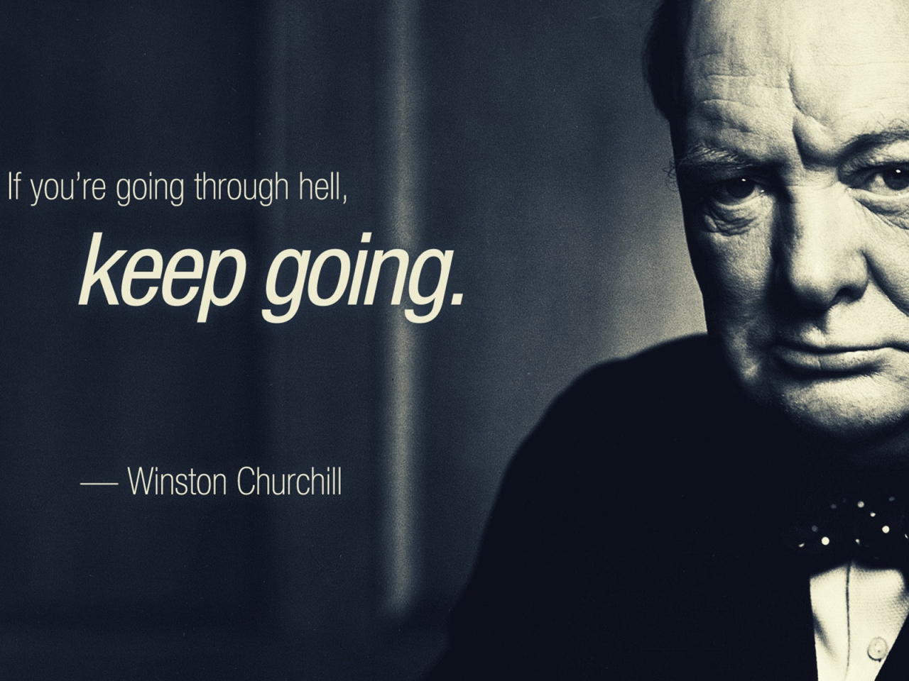 Winston Churchill Quote for 1280 x 960 resolution