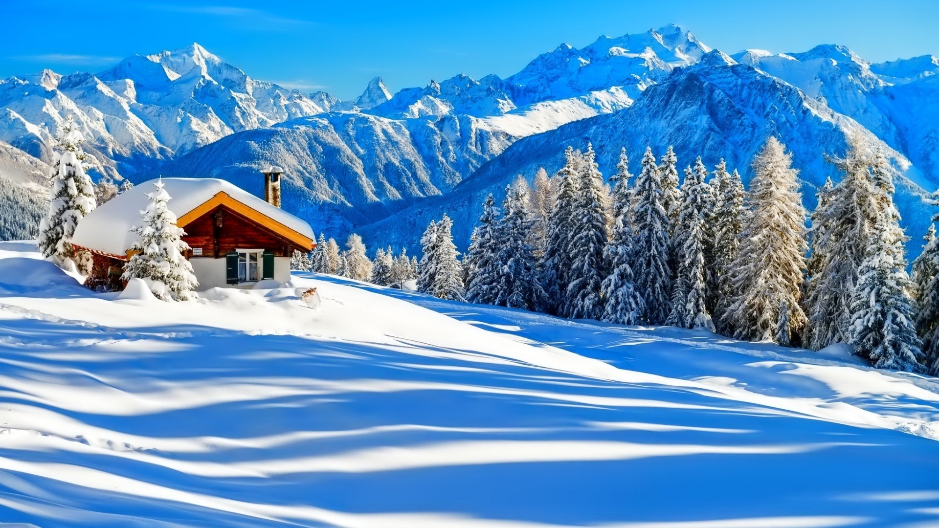 Winter Dreaming Place for 1920 x 1080 HDTV 1080p resolution