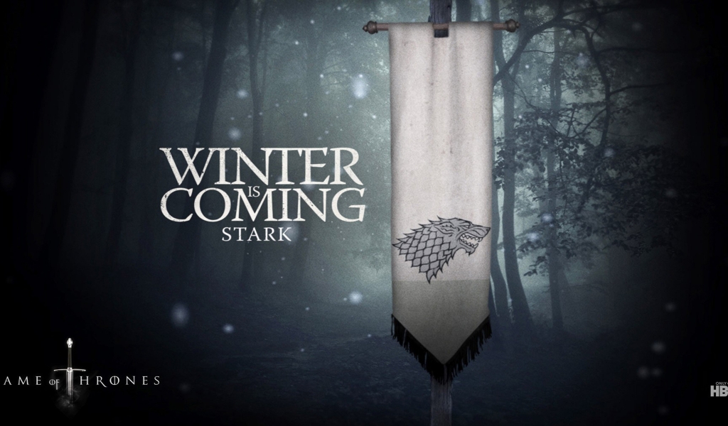 Winter is Coming Stark for 1024 x 600 widescreen resolution
