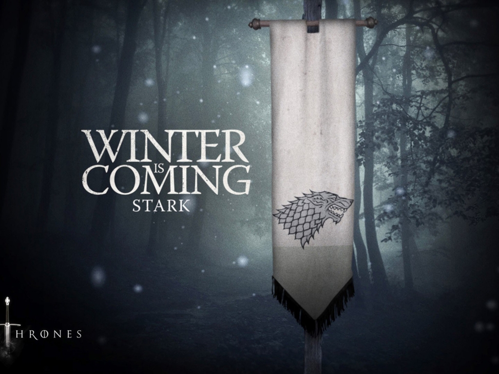 Winter is Coming Stark for 1024 x 768 resolution