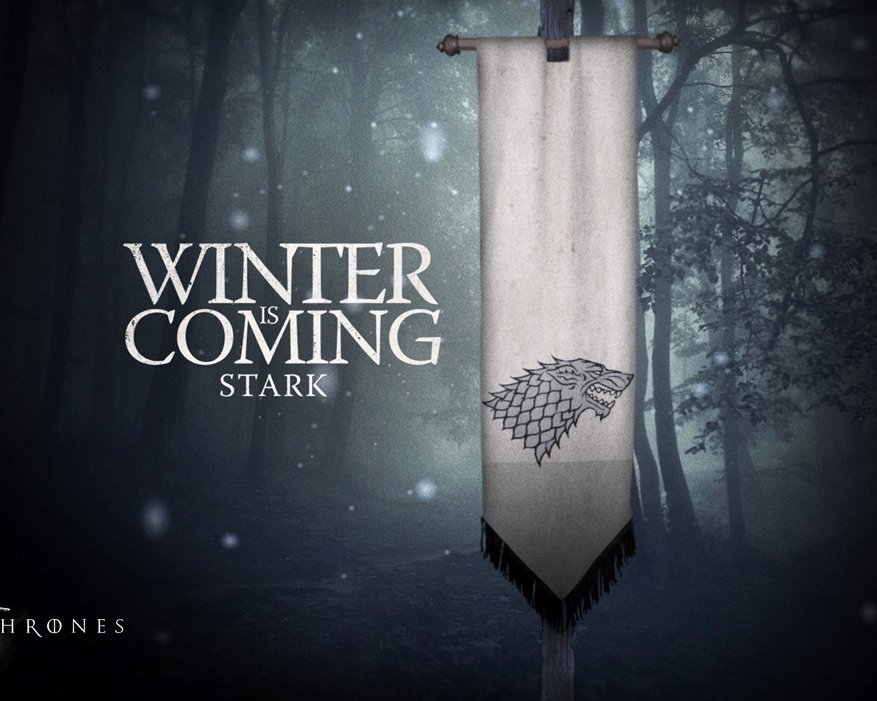 Winter is Coming Stark for 1280 x 1024 resolution