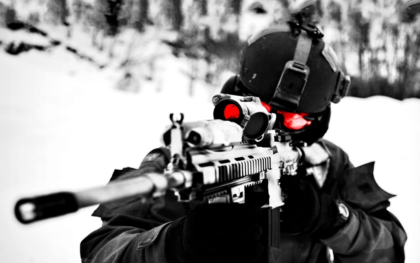 Winter Sniper for 1440 x 900 widescreen resolution