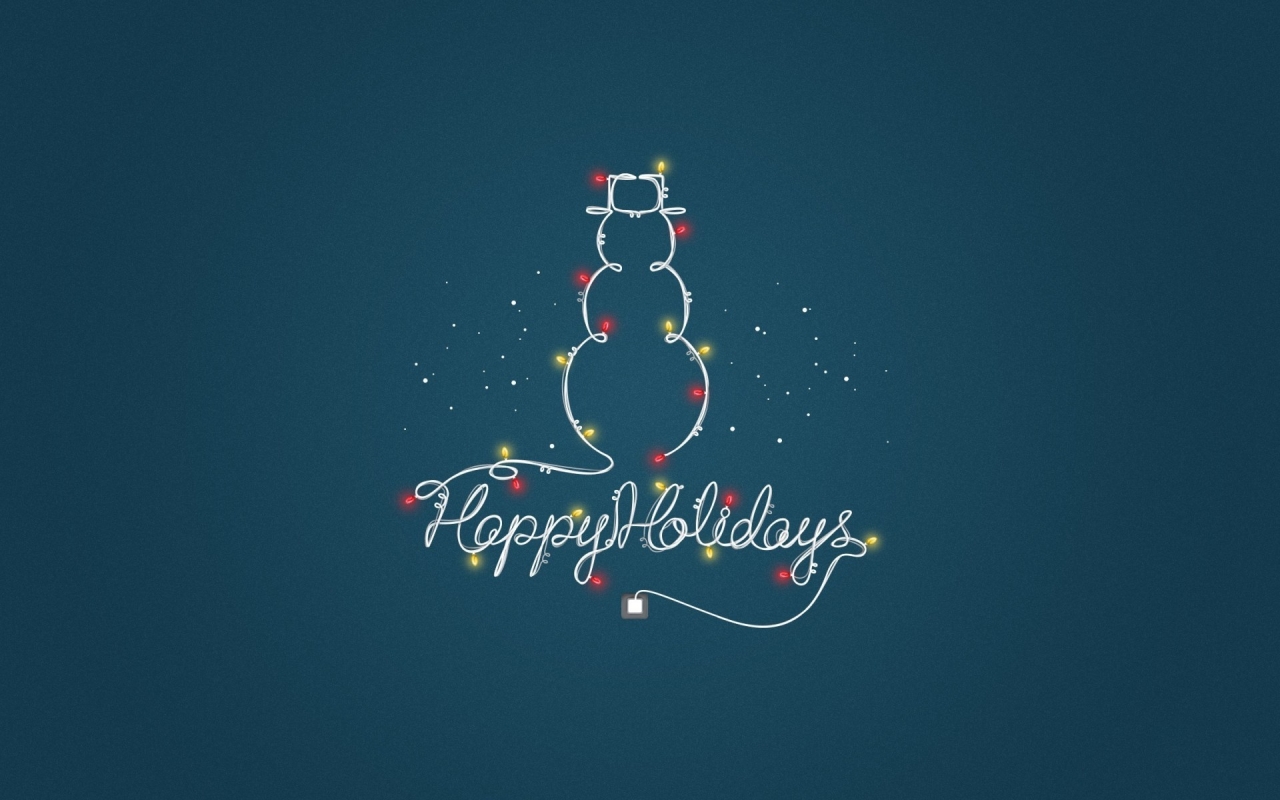 Wish You Happy Holidays for 1280 x 800 widescreen resolution