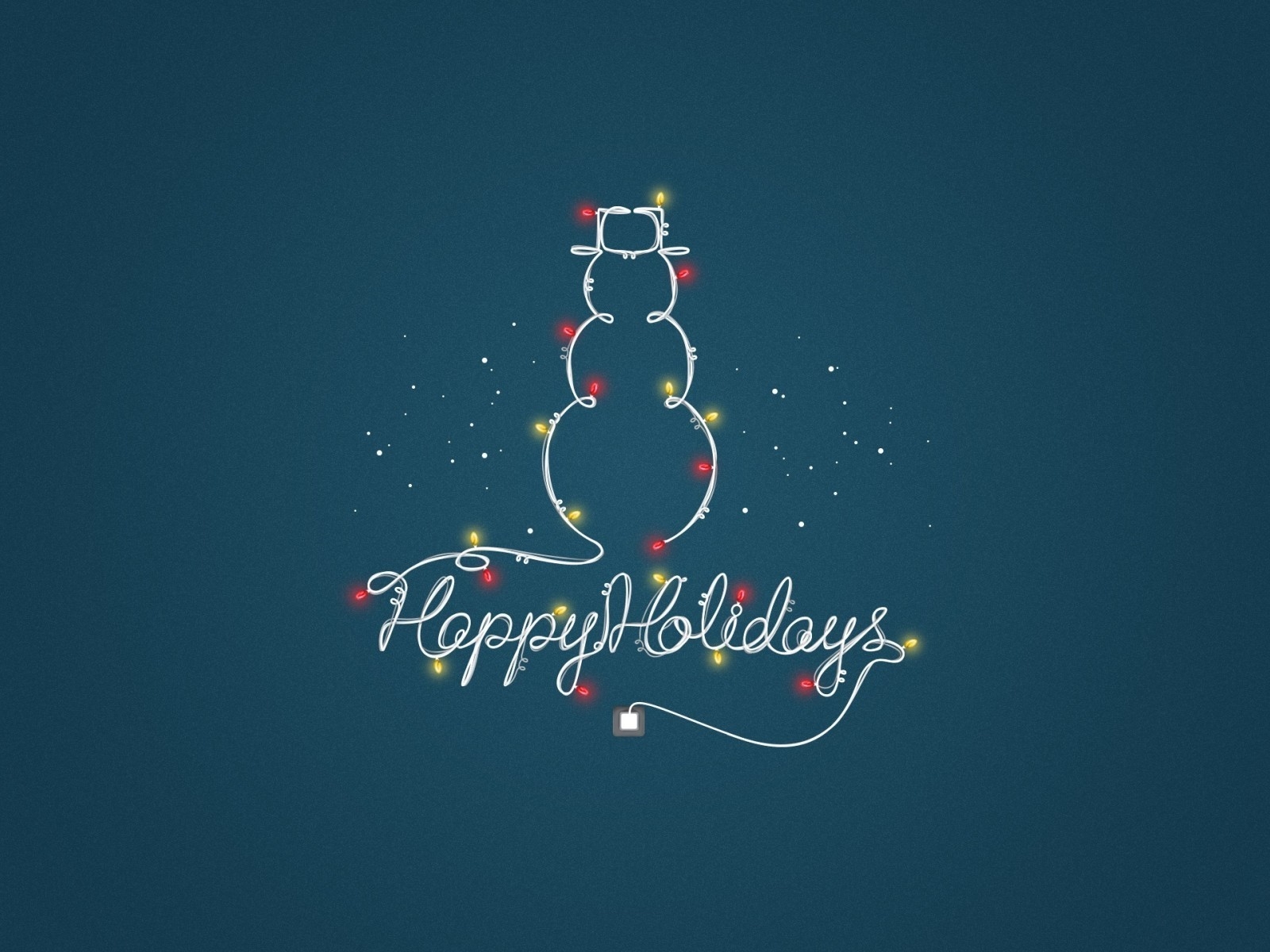 Wish You Happy Holidays for 1600 x 1200 resolution