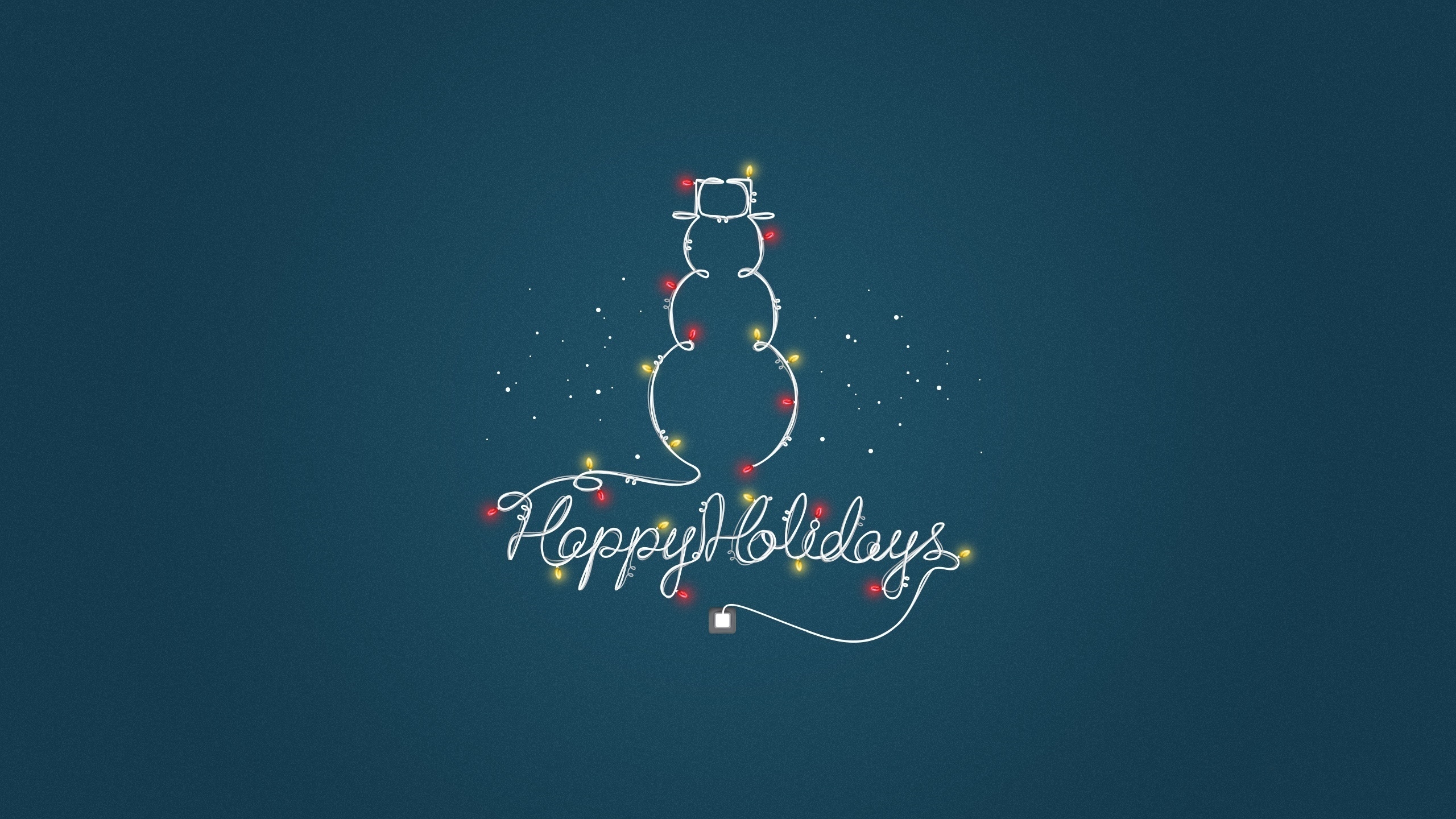 Wish You Happy Holidays for 2560x1440 HDTV resolution