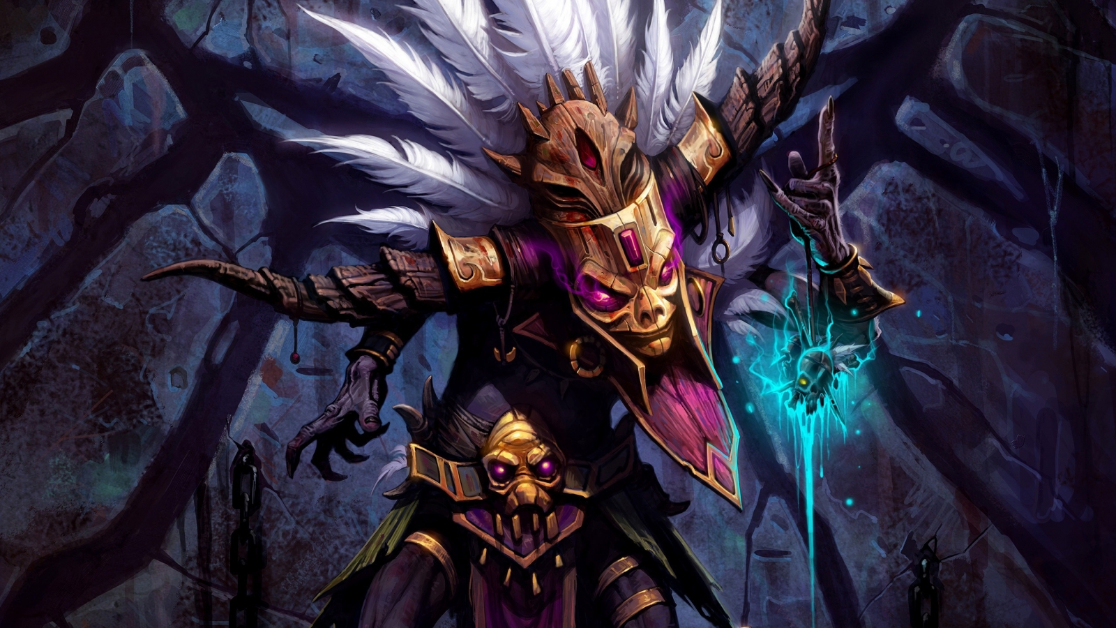Witch Doctor Diablo 3 for 1600 x 900 HDTV resolution