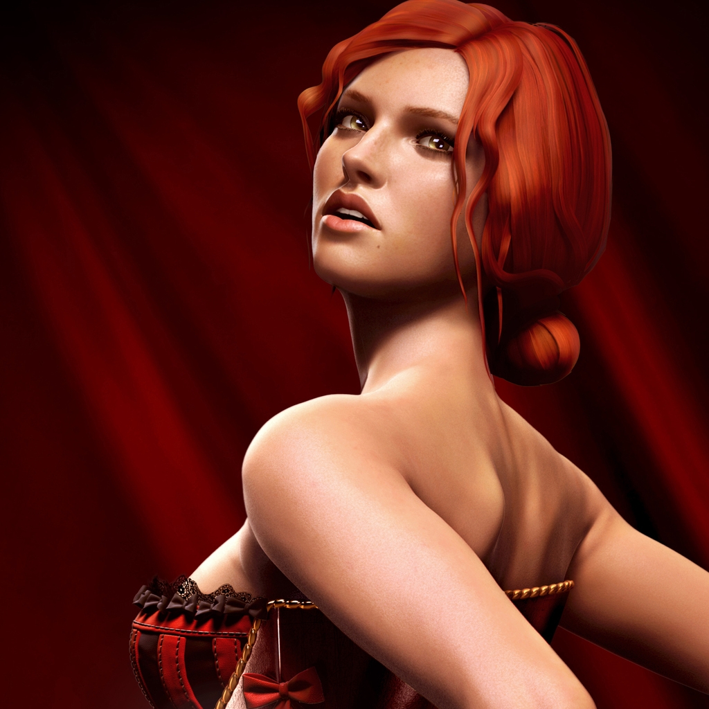 Witcher 2 Assassins Kings Triss Merigold for 1024 x 1024 iPad resolution