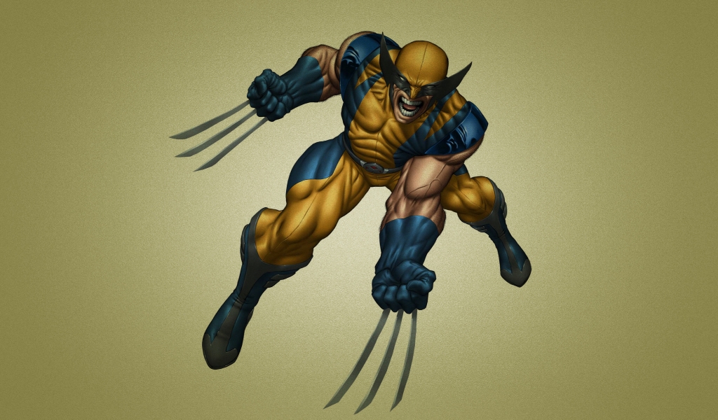 Wolverine Anime for 1024 x 600 widescreen resolution