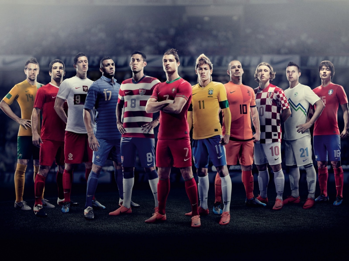 World Cup 2010 Football Team for 1152 x 864 resolution