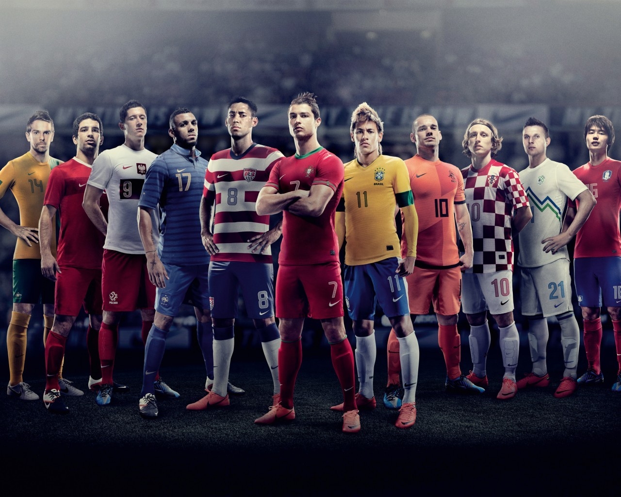 World Cup 2010 Football Team for 1280 x 1024 resolution
