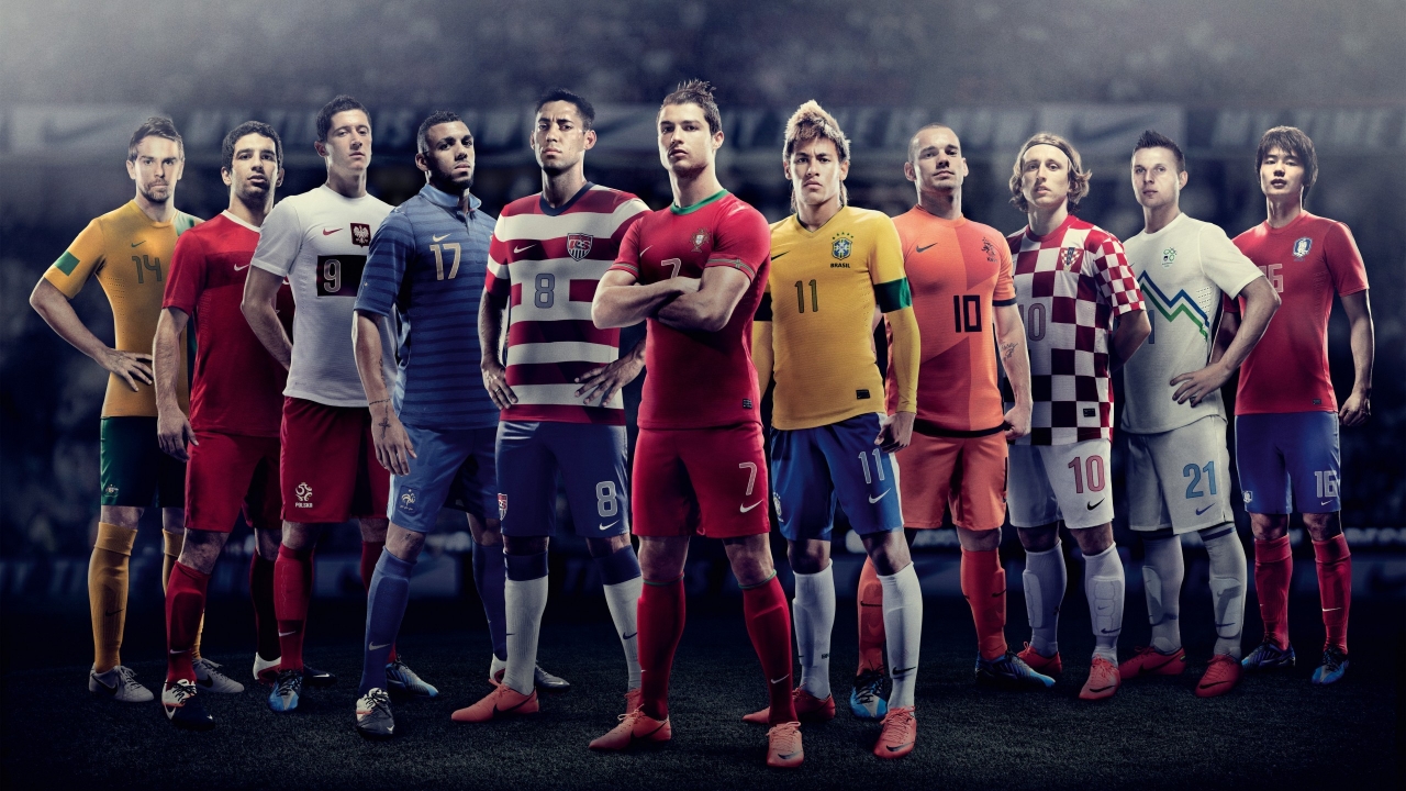 World Cup 2010 Football Team for 1280 x 720 HDTV 720p resolution