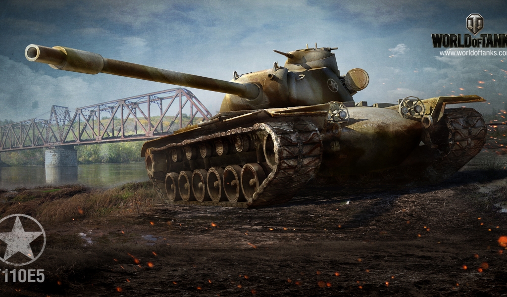 World of Tanks for 1024 x 600 widescreen resolution