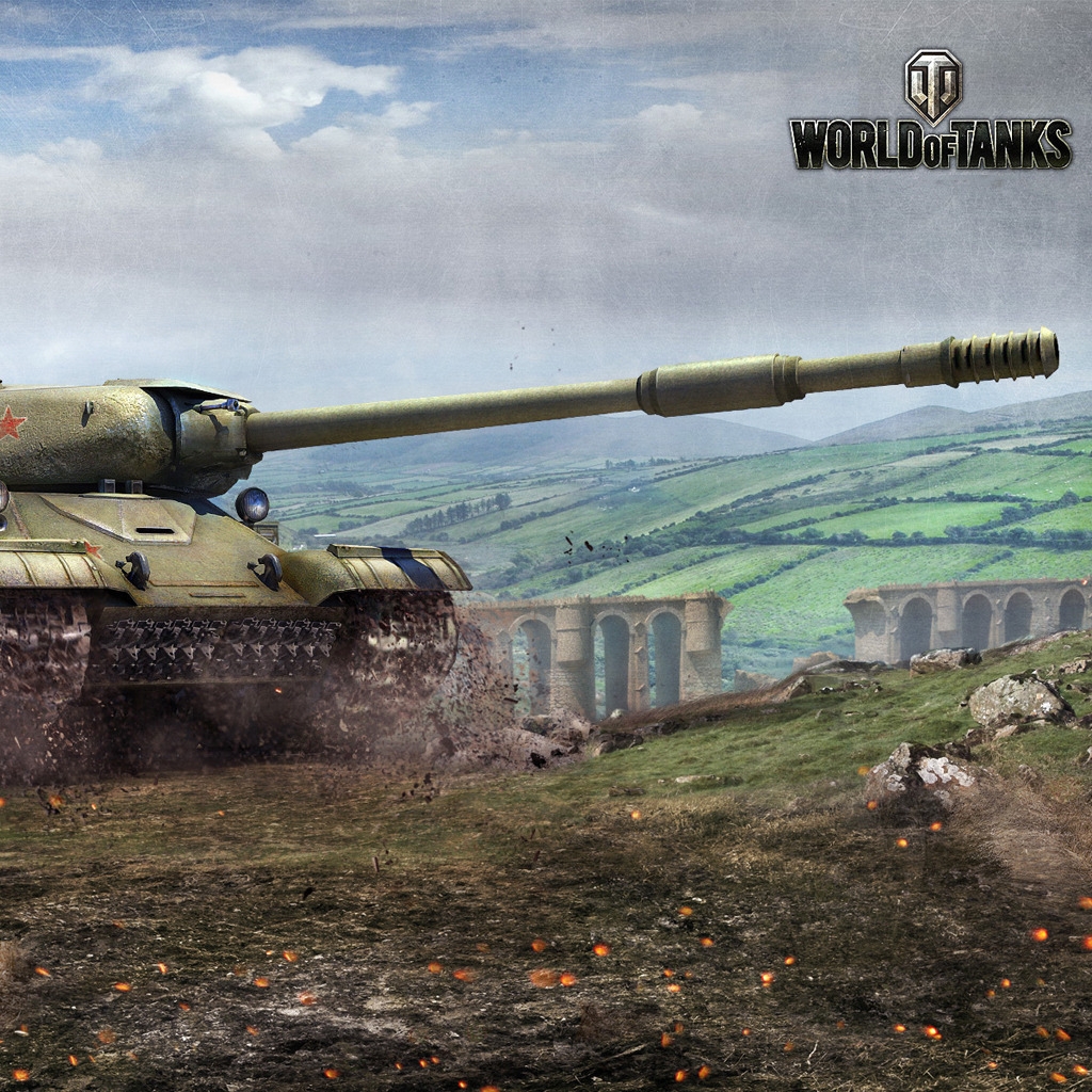 World of Tanks Ð˜C-4 for 1024 x 1024 iPad resolution