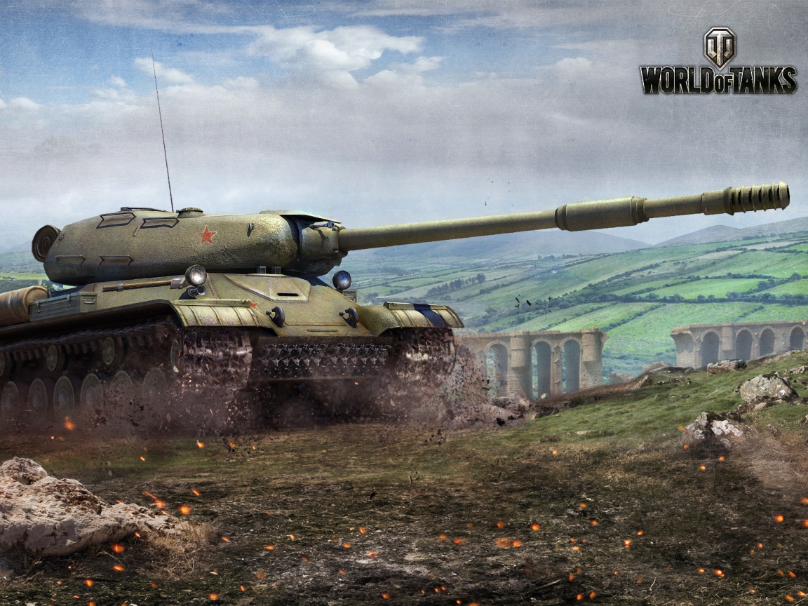 World of Tanks Ð˜C-4 for 1152 x 864 resolution