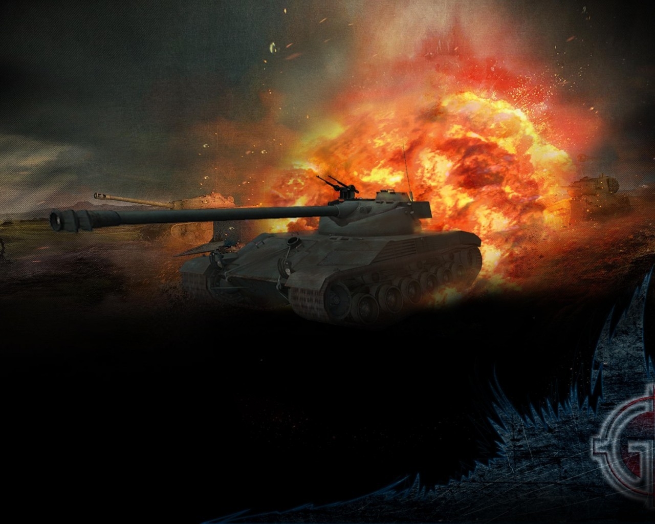 World of Tanks Fire for 1280 x 1024 resolution