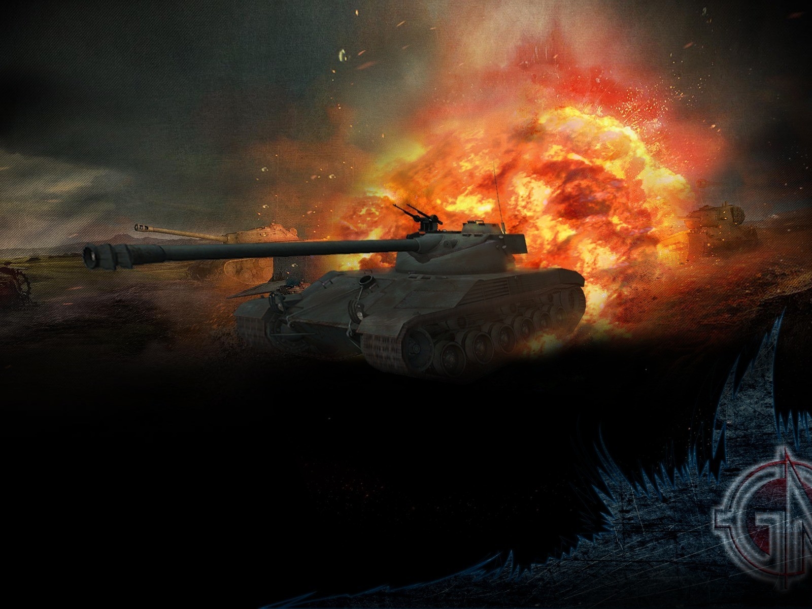 World of Tanks Fire for 1600 x 1200 resolution