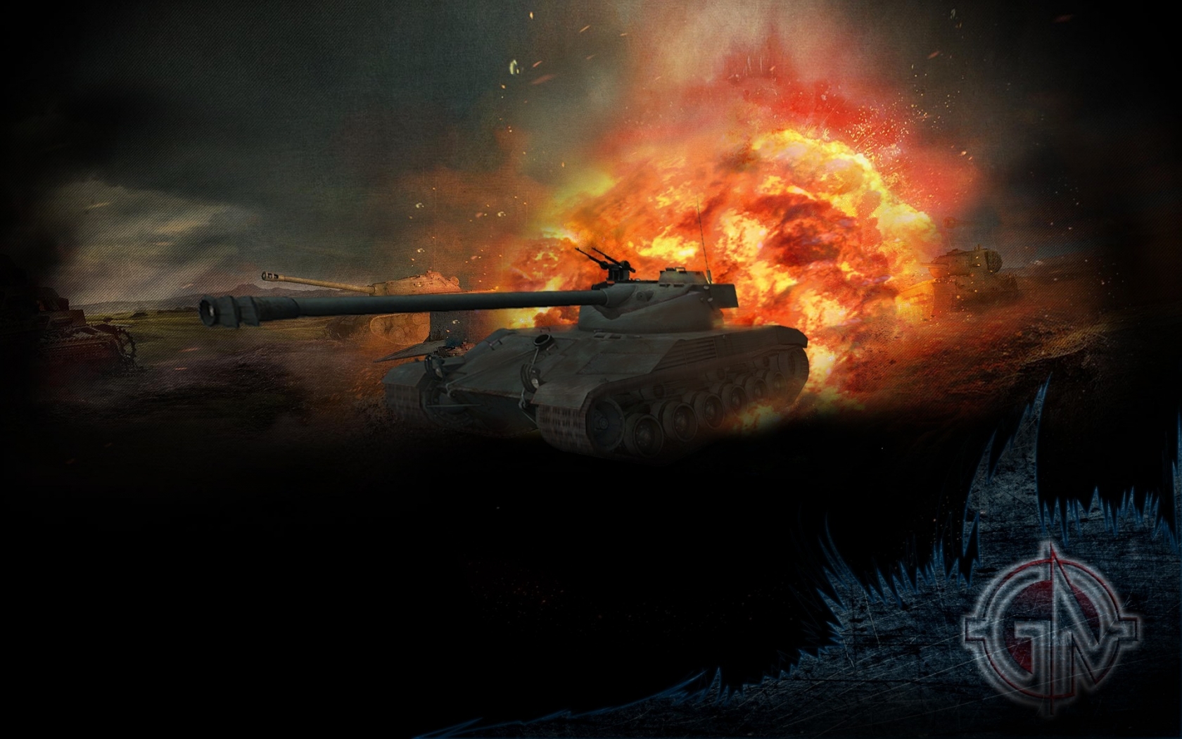 World of Tanks Fire for 1680 x 1050 widescreen resolution