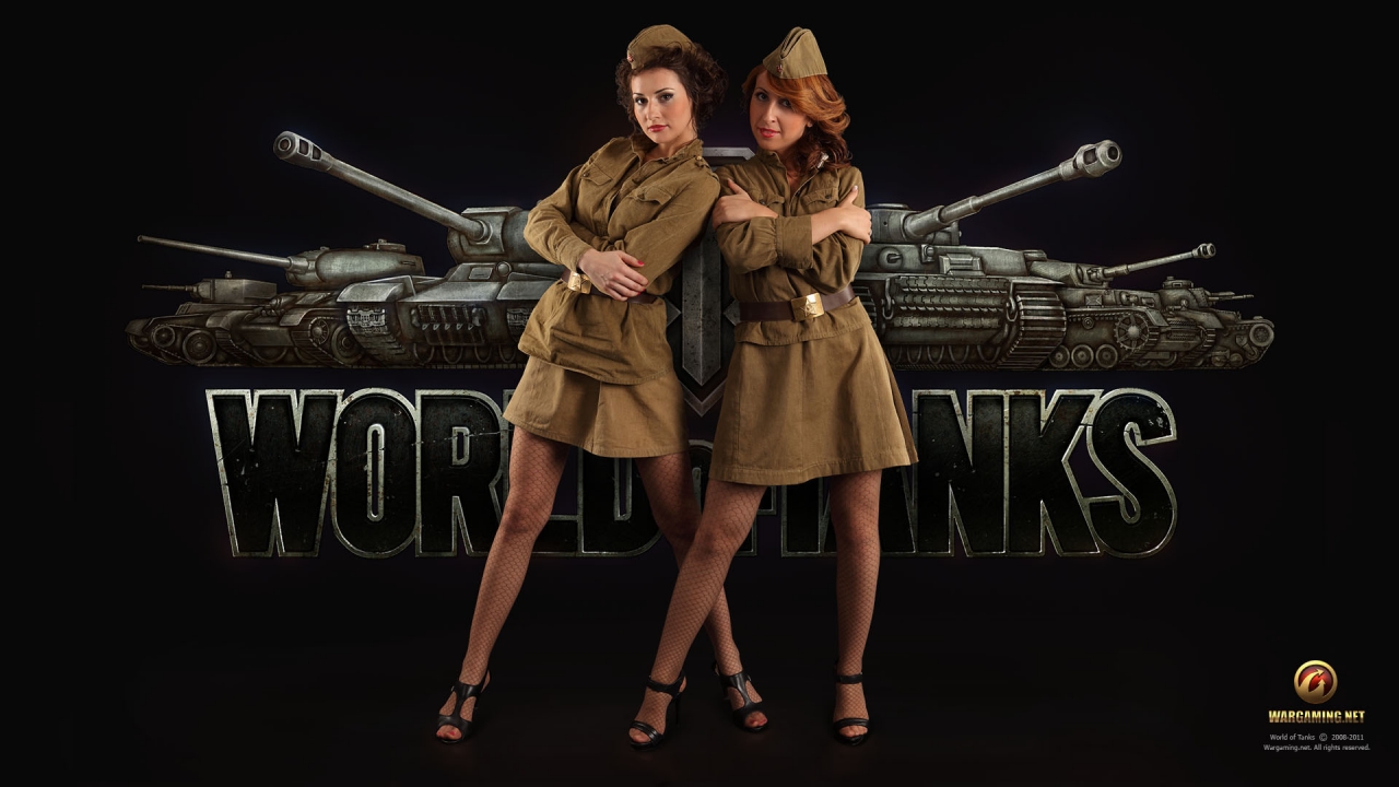 World of Tanks Girls for 1280 x 720 HDTV 720p resolution