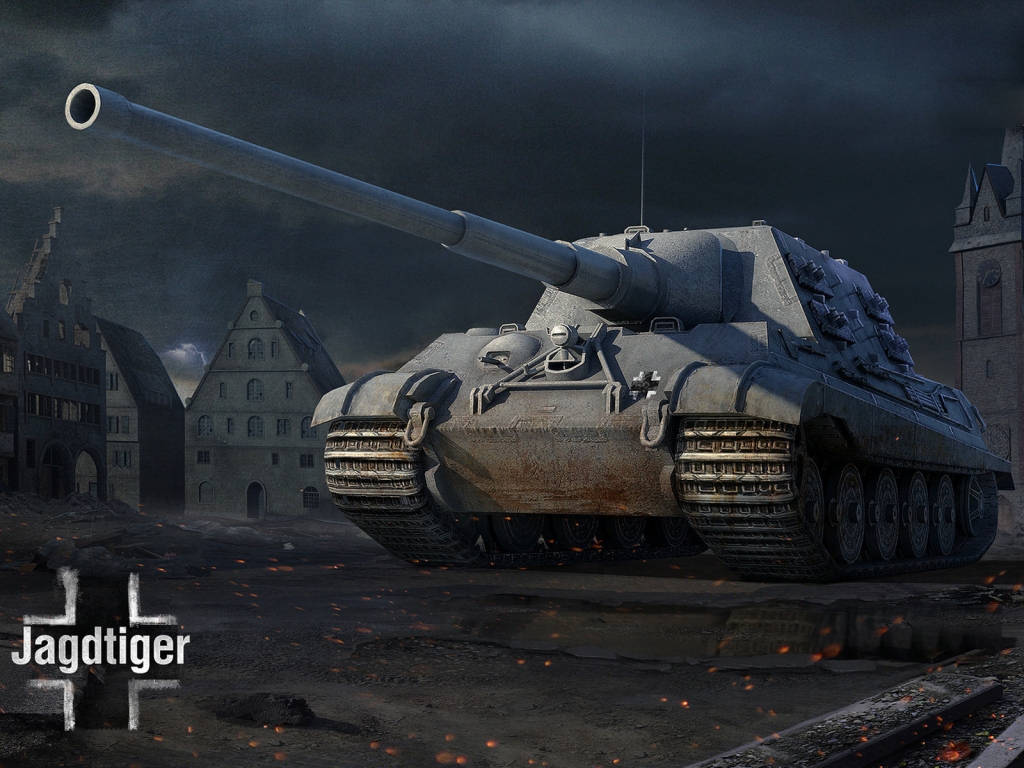 World of Tanks Jagdtiger for 1024 x 768 resolution