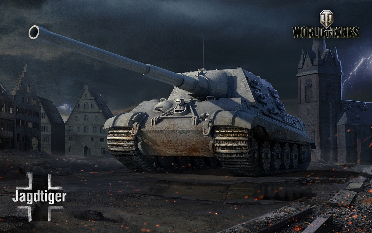 World of Tanks Jagdtiger for 1280 x 800 widescreen resolution