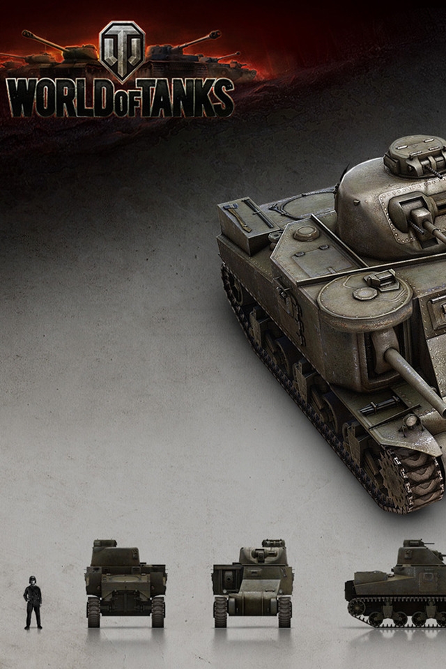 World of Tanks M3 Lee for 640 x 960 iPhone 4 resolution