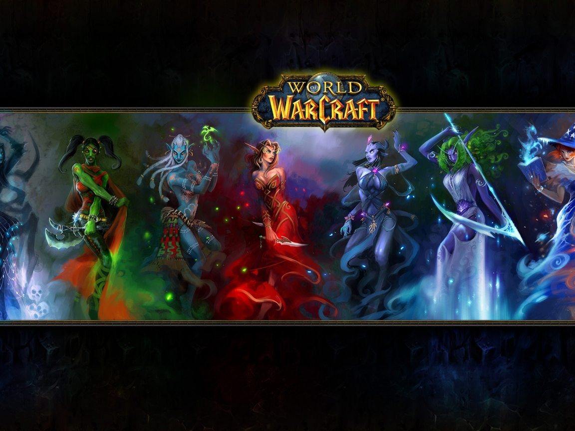 World of Warcraft for 1152 x 864 resolution