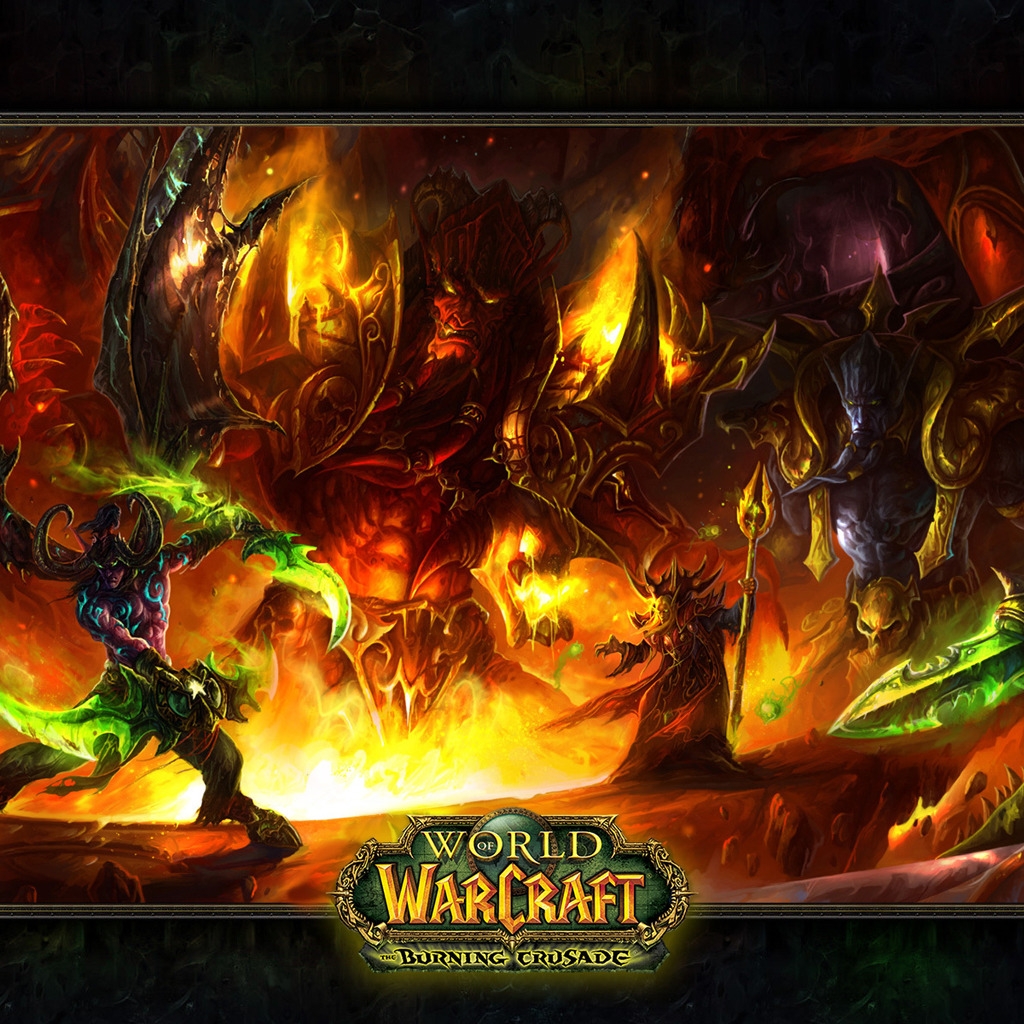World of Warcraft Burning Crusade for 1024 x 1024 iPad resolution