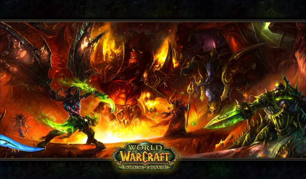 World of Warcraft Burning Crusade for 1024 x 600 widescreen resolution